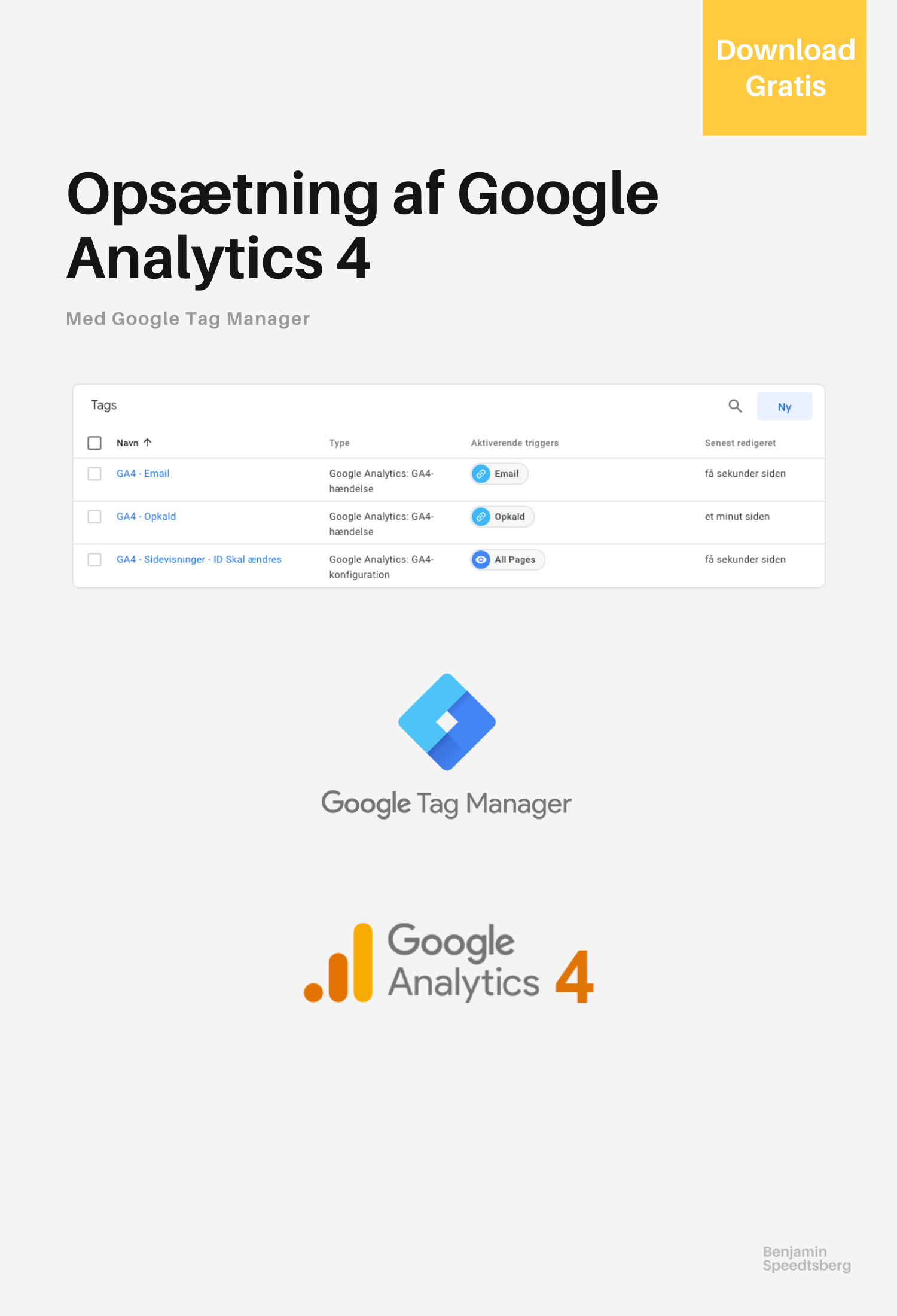 Opsætning af Google Analytics 4